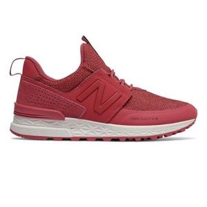 Womens new balance 574 red sneaker
